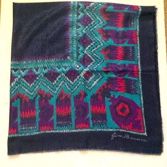 Multicolour Scarf Wrap Head Shoulder Cover Multifunctional 47”x 46” - Picture 11 of 12